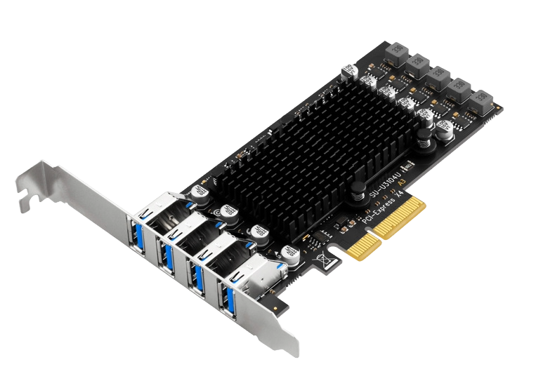 AUMLMASIG CAMSync G2-4｜多相機連接 PCIe USB 擴充方案｜工業影像與多裝置應用